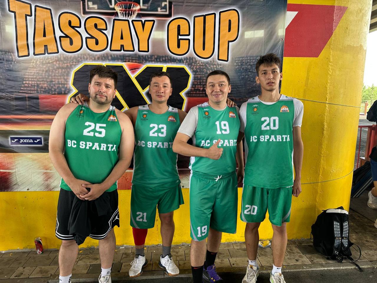 Игроки СПАРТЫ на турнире Tassay Cup 3x3